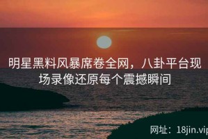 明星黑料风暴席卷全网，八卦平台现场录像还原每个震撼瞬间
