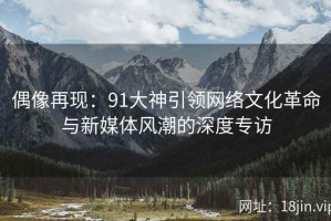 偶像再现：91大神引领网络文化革命与新媒体风潮的深度专访